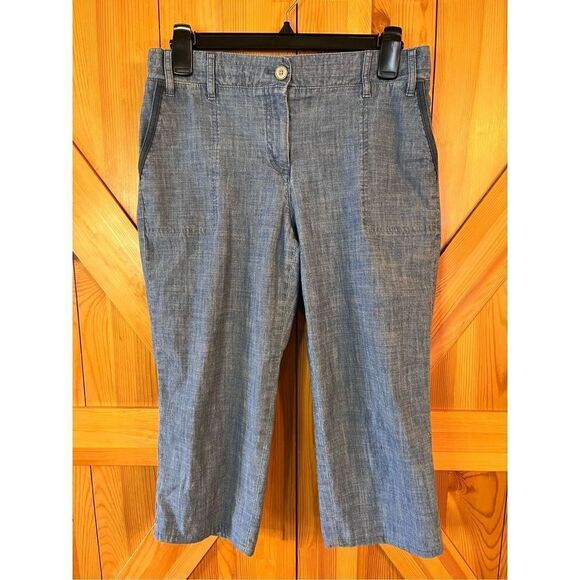 Talbots Blue Jean Capri size 4 (2580)￼ - Picture 1 of 5